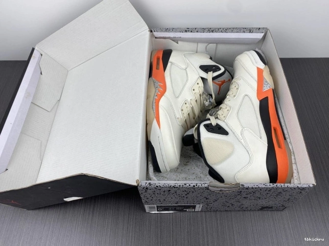 Reps TBkick Orange 5 DC1060-100 Jordan Total Retro 0627